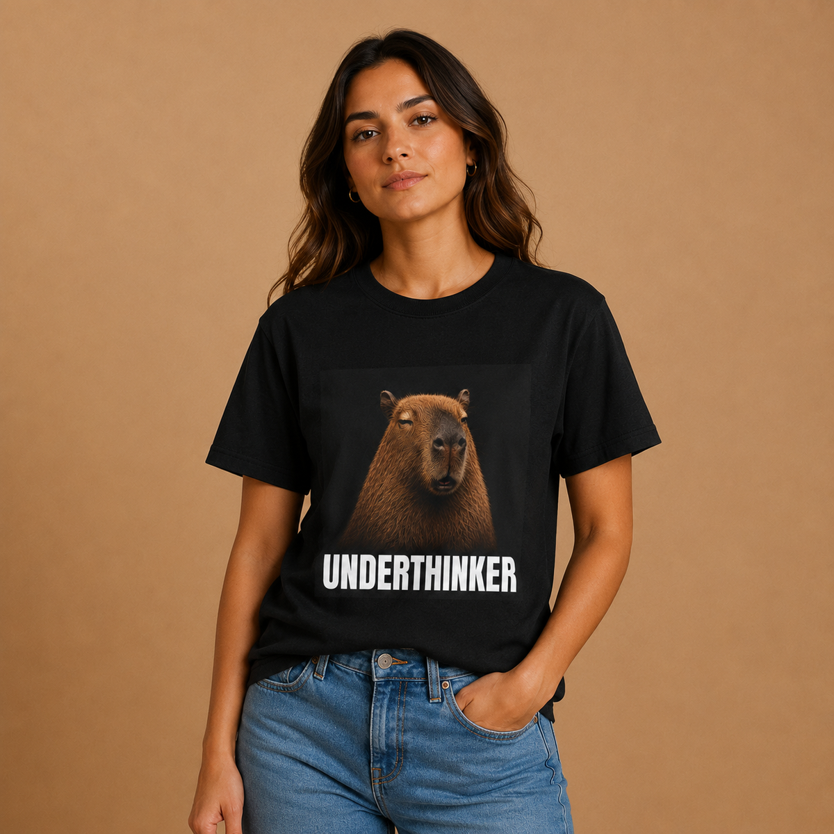 Underthinker Capybara T-Shirt