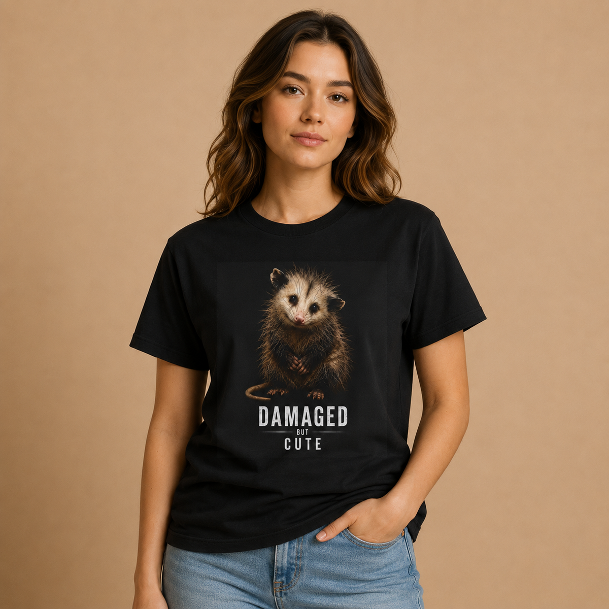 Damaged But Cute Opossum T-Shirt