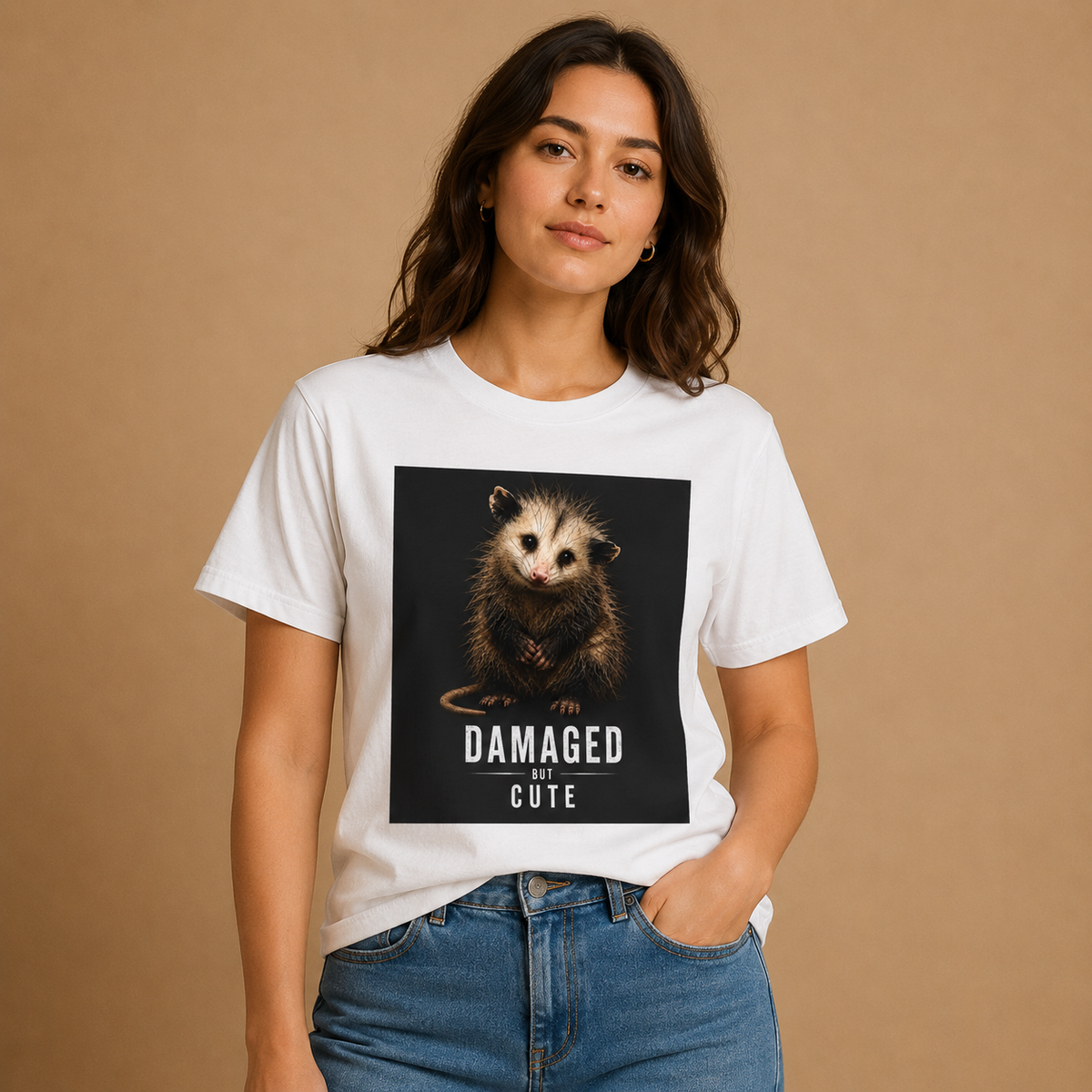 Damaged But Cute Opossum T-Shirt
