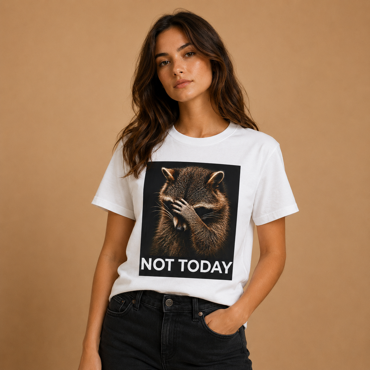 Not Today Raccoon T-Shirt