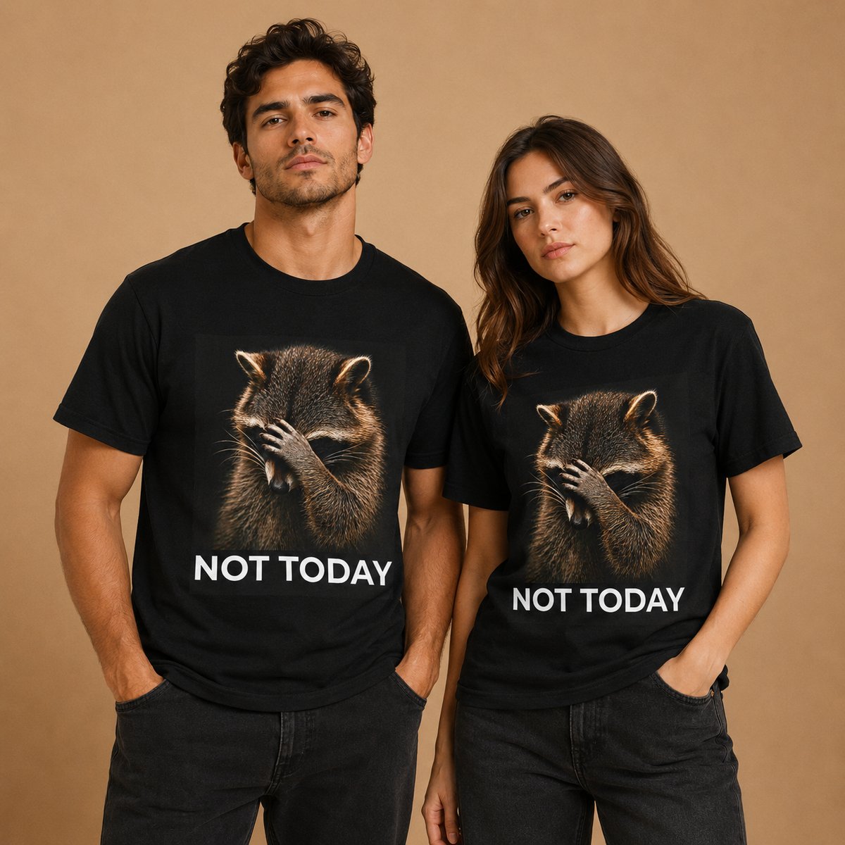 Not Today Raccoon T-Shirt