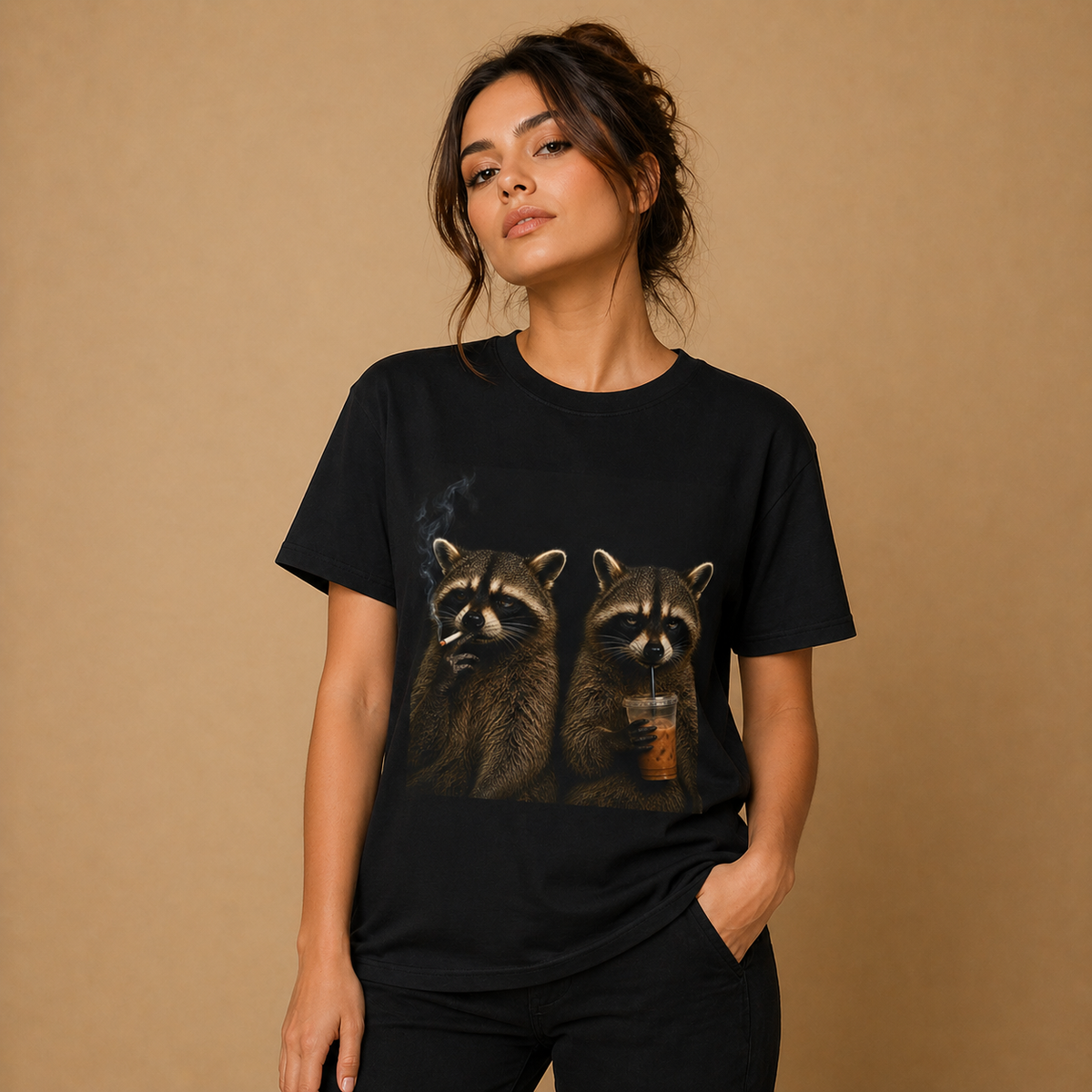 Unbothered Raccoons T-Shirt